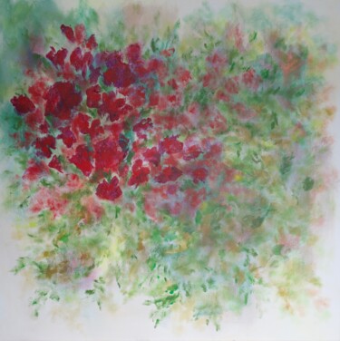 Painting titled "Eternal Summer" by Viktoria Ganhao, Original Artwork, Acrylic