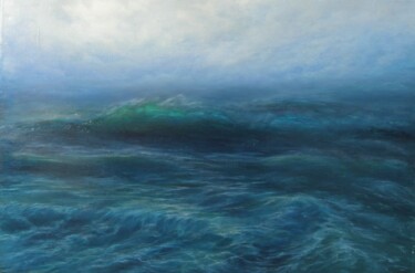 Картина под названием "Море располагающее…" - Виктория Бурцева, Подлинное произведение искусства, Масло