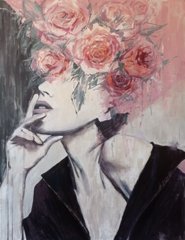 Картина под названием ""Temptation" acryli…" - Виктория Кернер, Подлинное произведение искусства, Масло