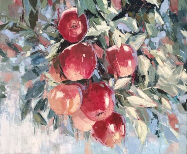 Картина под названием "August" - Виктория Кернер, Подлинное произведение искусства, Масло Установлен на Деревянная рама для…
