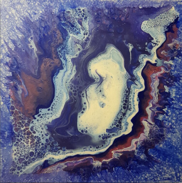 Peinture intitulée "In The Shell" par Viktoria Lask, Œuvre d'art originale, Acrylique