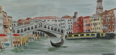 "Venezia 2" başlıklı Tablo Viktoria Palamarchuk tarafından, Orijinal sanat, Suluboya