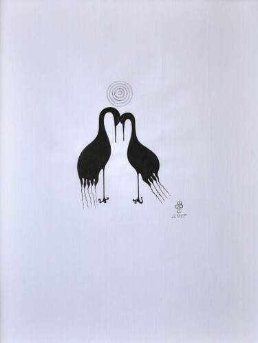 "Tenderness" başlıklı Tablo Viktoria Patrusheva tarafından, Orijinal sanat, Jel kalem