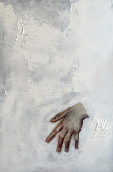 Malarstwo zatytułowany „Рядом” autorstwa Виктория Роскош, Oryginalna praca, Akryl Zamontowany na Drewniana rama noszy