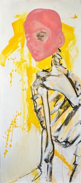 Картина под названием "Жар-птица" - Виктория Роскош, Подлинное произведение искусства, Масло