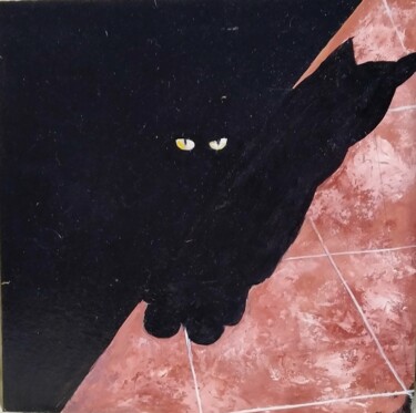 Картина под названием "тень" - Виктория Торопова, Подлинное произведение искусства, Масло