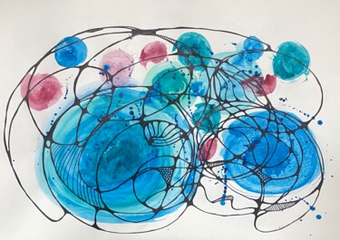 Рисунок под названием "Лёгкость" - Виктория Аграмакова, Подлинное произведение искусства, Акварель