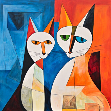 Pintura intitulada "Loli y Fernando" por Viktoriia Gladkova, Obras de arte originais, Acrílico