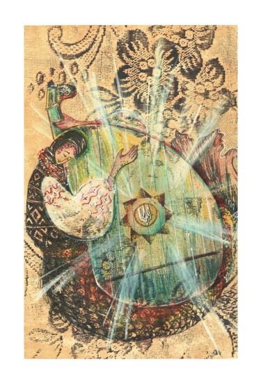 Картина под названием ""Tosca" original pa…" - Вікторія Гуніна, Подлинное произведение искусства, Карандаш