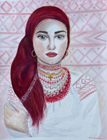Картина под названием "Watercolour paintin…" - Viktoriia Kyrylenko, Подлинное произведение искусства, Акварель