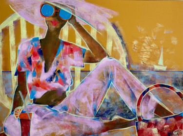 Картина под названием "Открытие сезона" - Виктория Дубовик, Подлинное произведение искусства, Акрил
