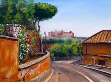 "Roman landscape and…" başlıklı Tablo Виктория Гаман tarafından, Orijinal sanat, Pastel