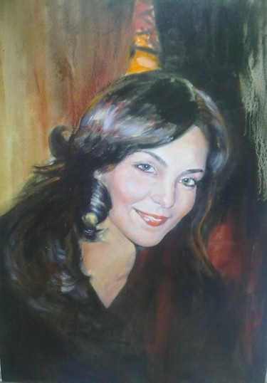 Картина под названием "Египетская красавица" - Viktoria Korotaeva, Подлинное произведение искусства, Масло