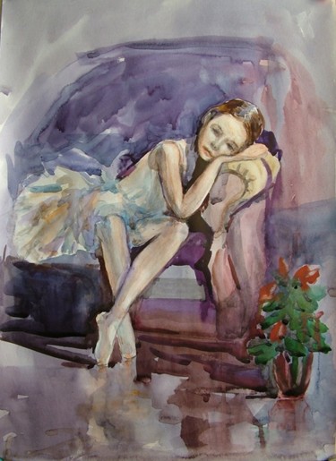 Painting titled "Мечта" by Viktoria Korotaeva, Original Artwork, Other