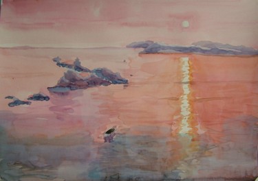 Картина под названием "Острова" - Viktoria Korotaeva, Подлинное произведение искусства, Другой