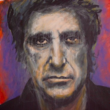 Painting titled "PACINO" by Thierry Vilbert, Original Artwork, Acrylic