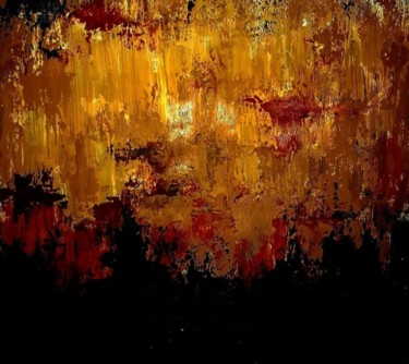 Peinture intitulée "Abstract" par Vildan Gizem, Œuvre d'art originale