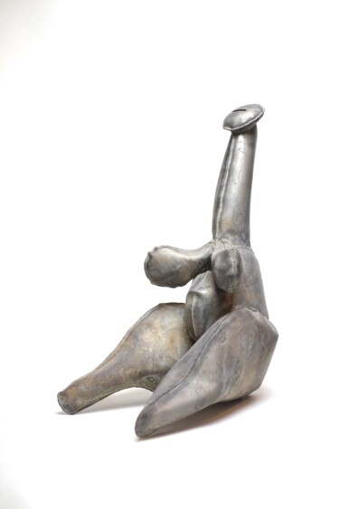Скульптура под названием "Venus Paleolithic 2" - Vilgeniy Melnikov, Подлинное произведение искусства, Металлы