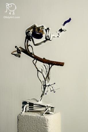 Скульптура под названием "Dancer" - Vilgeniy Melnikov, Подлинное произведение искусства