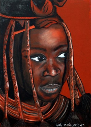 Peinture intitulée "Femme pleine d'espo…" par Virginie Villemont, Œuvre d'art originale
