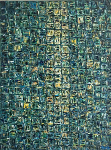 Pintura titulada "Abstract Modern Oil…" por Vilma Gataveckiene, Obra de arte original, Oleo