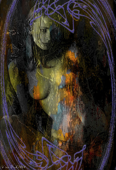 Arte digital titulada "Nikita Purity" por Vince Dark, Obra de arte original, Pintura Digital