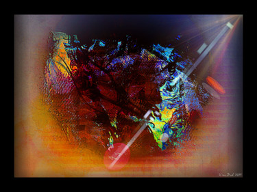 Digitale Kunst mit dem Titel "Antequam Post Infin…" von Vince Dark, Original-Kunstwerk, Digitale Malerei