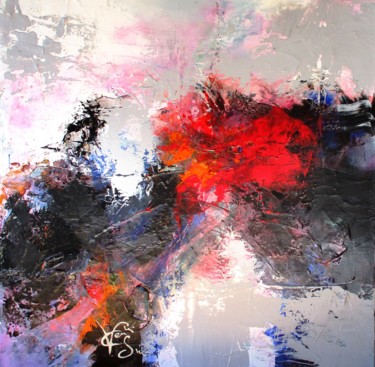 Energie Peinture intitulée "Energie" par Francis Vincensini, Œuvre d'art originale, Huile Monté sur Châssis