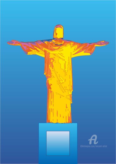 Arts numériques intitulée "Rio 2016 Olympic: U…" par Vincent Artist, Œuvre d'art originale, Travail numérique 2D