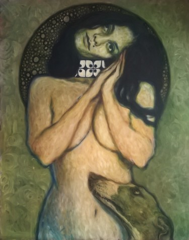 Peinture intitulée "Mari II" par Vincent Bertrand, Œuvre d'art originale, Acrylique