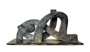 Sculptuur getiteld "Recline I" door Vincent Champion-Ercoli, Origineel Kunstwerk, Bronzen