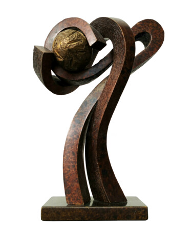 Sculpture titled "La Constance II" by Vincent Champion-Ercoli, Original Artwork, Bronze