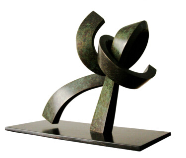 Sculpture intitulée "Oxalis VIII" par Vincent Champion-Ercoli, Œuvre d'art originale, Bronze