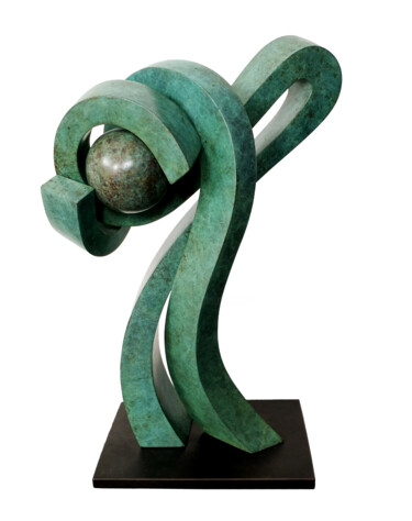 Sculpture titled "La Constance III" by Vincent Champion-Ercoli, Original Artwork, Bronze