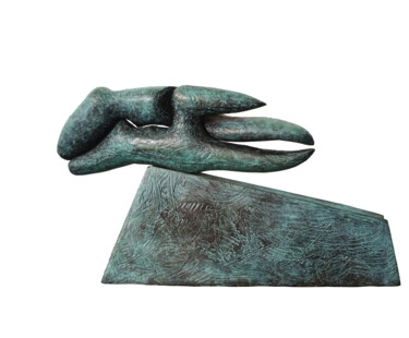 Sculpture titled "La Pince I" by Vincent Champion-Ercoli, Original Artwork, Bronze