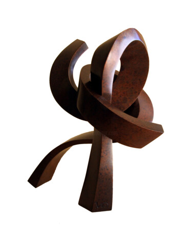 Escultura intitulada "Oxalis V 3-8" por Vincent Champion-Ercoli, Obras de arte originais, Bronze