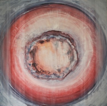 Schilderij getiteld "circle" door Vincent Delong, Origineel Kunstwerk, Acryl