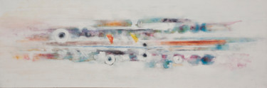Peinture intitulée "vagues de couleurs" par Vincent Delong, Œuvre d'art originale, Acrylique Monté sur Châssis en bois