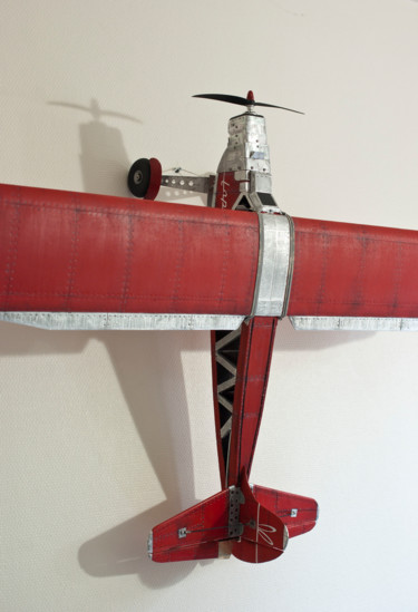 Escultura intitulada "avion.jpg" por Vincent Delong, Obras de arte originais, Média Mixtas