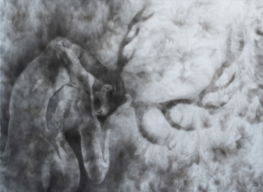 Рисунок под названием "Esprit 4" - Vincent Haller, Подлинное произведение искусства, Трафарет