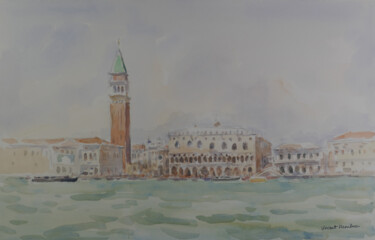 "San Marco - Venise." başlıklı Tablo Vincent Monluc tarafından, Orijinal sanat, Suluboya