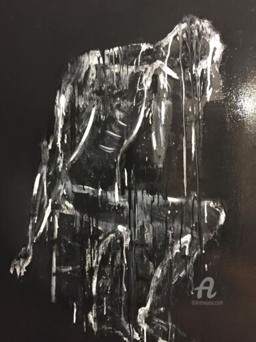 Peinture intitulée "Sans titre 1" par Vincent Sagona, Œuvre d'art originale, Huile Monté sur Châssis en bois