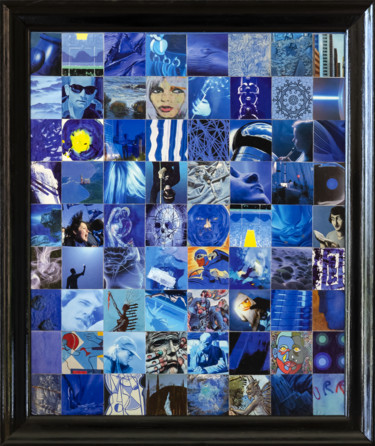 Коллажи под названием "collage#11" - Vincent Sébart, Подлинное произведение искусства, Коллажи Установлен на картон