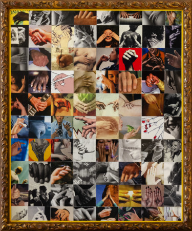 Collages intitolato "collage#31" da Vincent Sébart, Opera d'arte originale, Collages Montato su Cartone