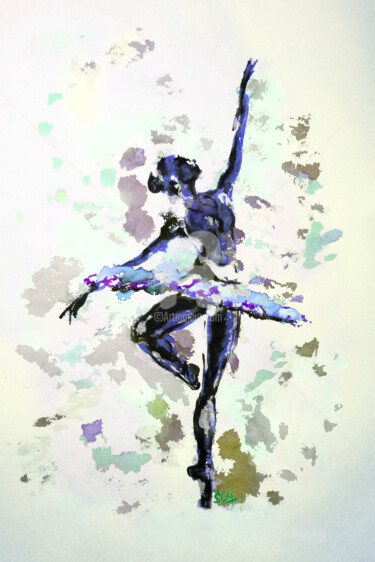 Arts numériques intitulée "Sa Danseuse V3" par Soy:), Œuvre d'art originale