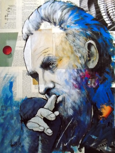 Peinture intitulée "sting" par Vincent Tessier Xxc, Œuvre d'art originale, Acrylique