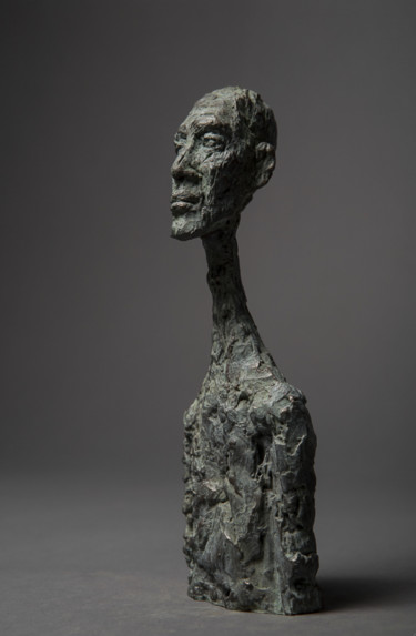 Sculpture titled "abuelo.png" by Vincent Vergone, Original Artwork, Metals