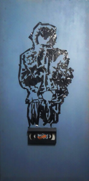 Collages titulada "Dipinto Miles Davis…" por Vincent Volaju, Obra de arte original, Collages