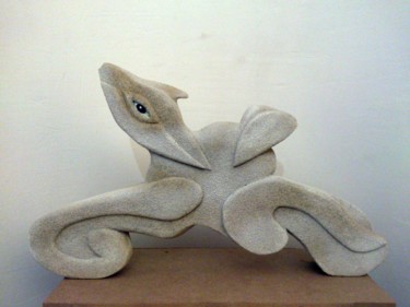 Sculpture intitulée "RANI DES SABLES" par Vincent Cassagne, Œuvre d'art originale, Techniques mixtes