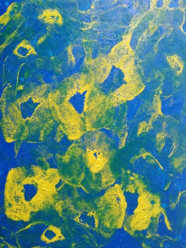 Schilderij getiteld "Mains" door Vincent Cheikh, Origineel Kunstwerk, Acryl